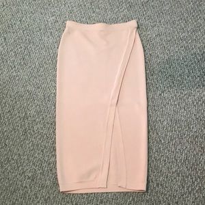 Ronny Kobo Blush Wrap Skirt